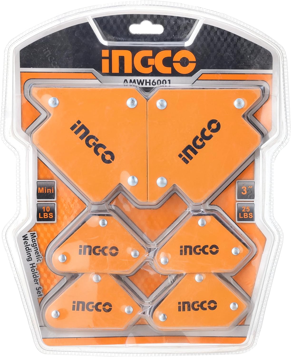 طقم زوايا لحام من انجكو AMWH6001، 4 قطع