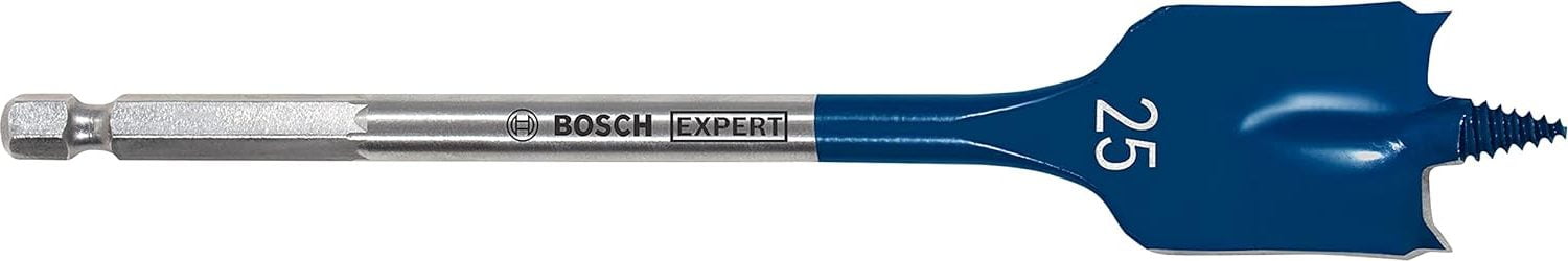 مجموعة لقم شنيور مجرفة اكسبرت سريعة ذاتية القطع بتصميم بروفيشنال (للخشب اللين والالواح الخشبية وملحقات الشنيور الدقاق الدوار، مقاس 25,00 ملم) قطعة واحدة من بوش، موديل 2608900322