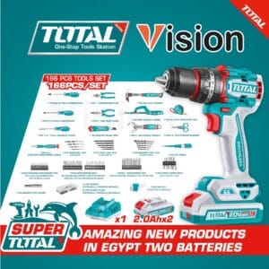 شنطه عده ١٦٦ ق شنيور مع ٢ بطاريه ومعدات thkthp11662