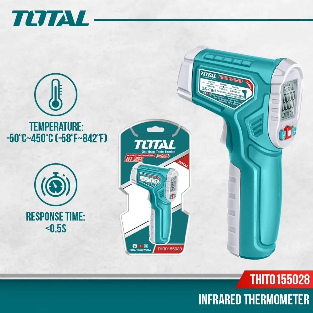 THIT0155028 جهاز قياس حراره ليزر 50-450 درجه توتال