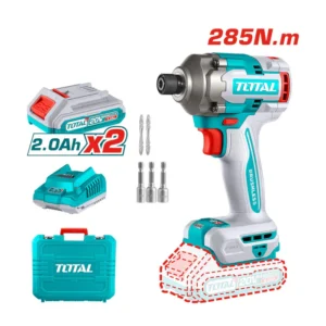 TIRLI2028 دريل ربع بوصه 285 نيوتن مع 2 بطاريه impact driver
