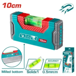Total Spirit Level with strong magnet (10cm) + One milled ميزان مياه 10سم