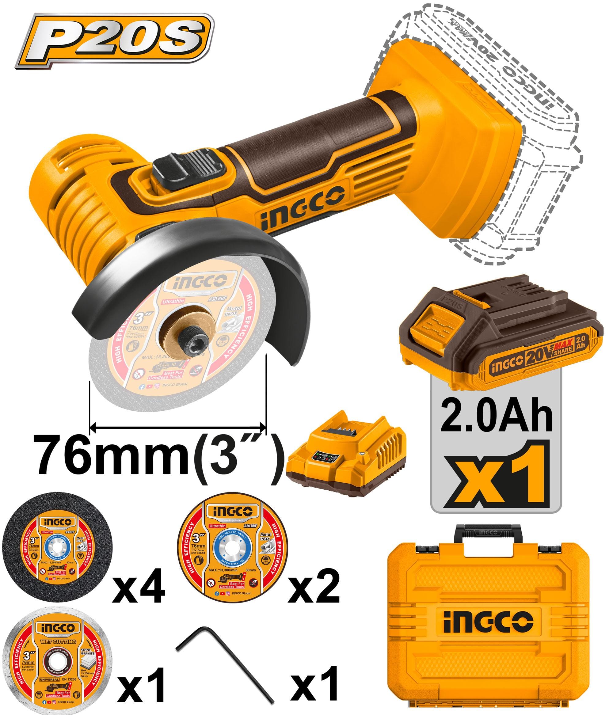 صاروخ ميني 20V من انجكو ,CAGLI76012