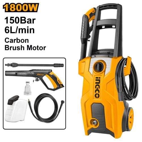 مغسلة 1800وات بالضغط كهربائية 150بار من انجكو، Hpwr18008