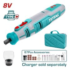 TMGLI0801 ميني كرافت ٨ فولت تايب سي mini grinder