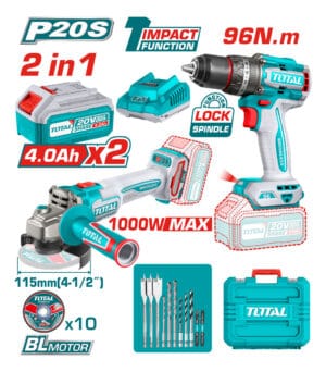 thkthp31522 طقم 152 ق دريل 500 نيوتن مع لقم ويد سيستيم