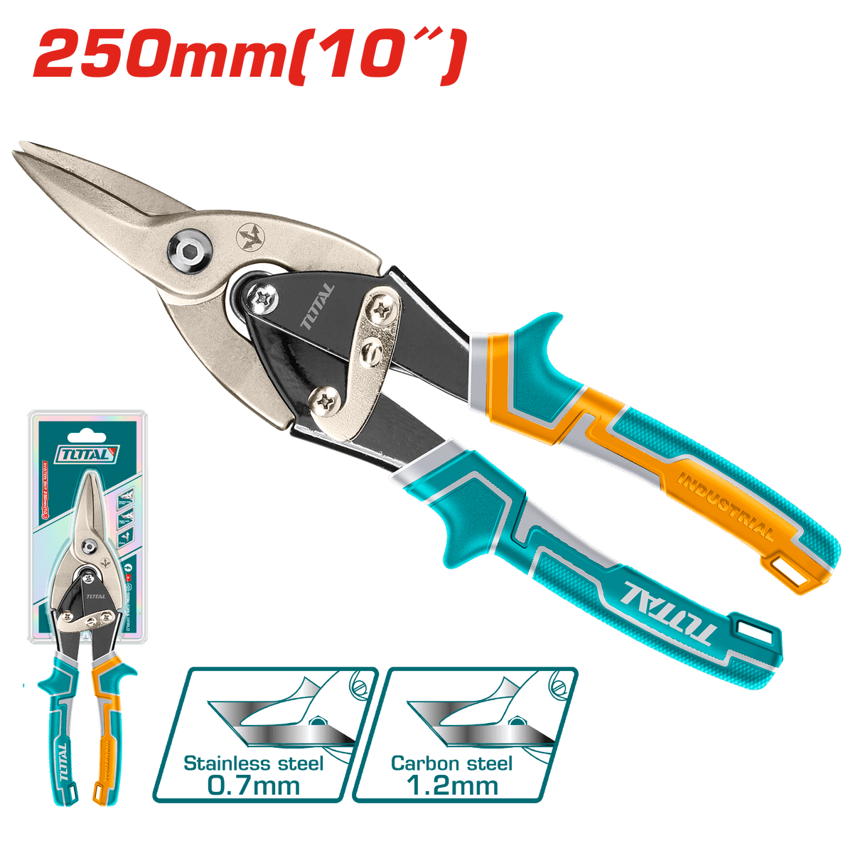 توتال تولز مقص صاج 10 بوصة / 250 ملى – THT522106