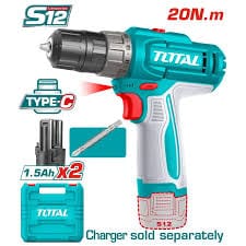 TDLI12202 شنيور ١٢ فولت ٢ بطاريه type c TDLI12206