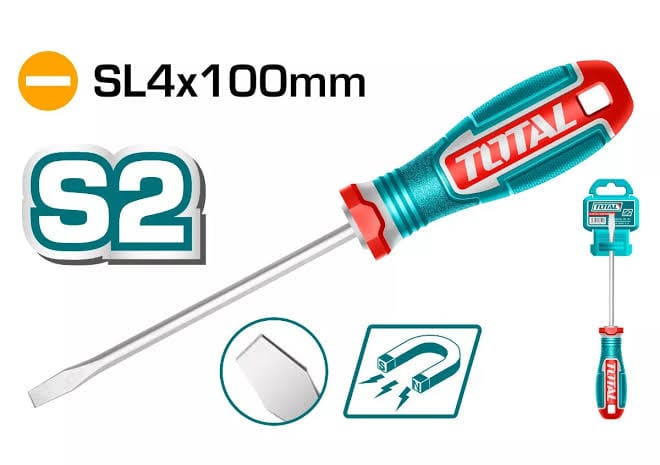Tsdsl4100 مفك عاده صغير 4*100 total screwdriver
