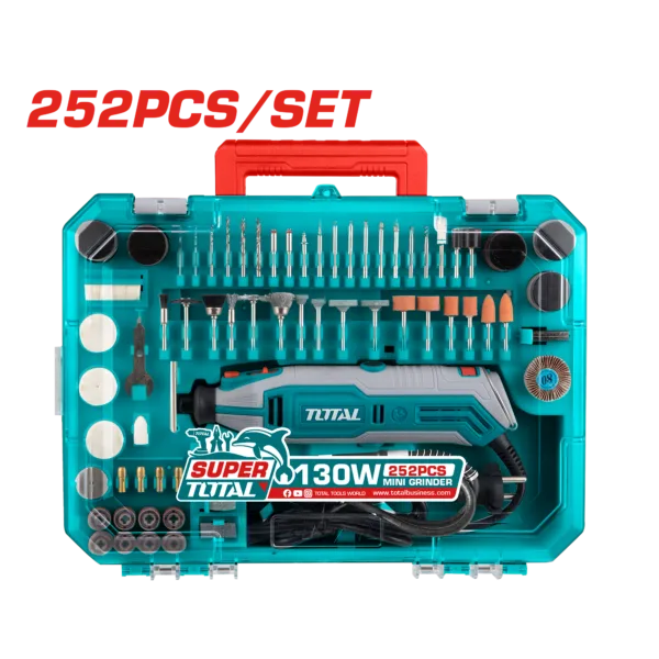 TG5133261 ميني كرافت ١٣٠ وات مع ٢٥٢ قطعه اكسسوار