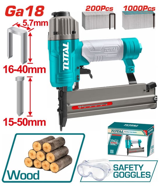 دباسه 2*1 TOTAL 2 IN 1 NAILER & STAPLER (TAT81501)