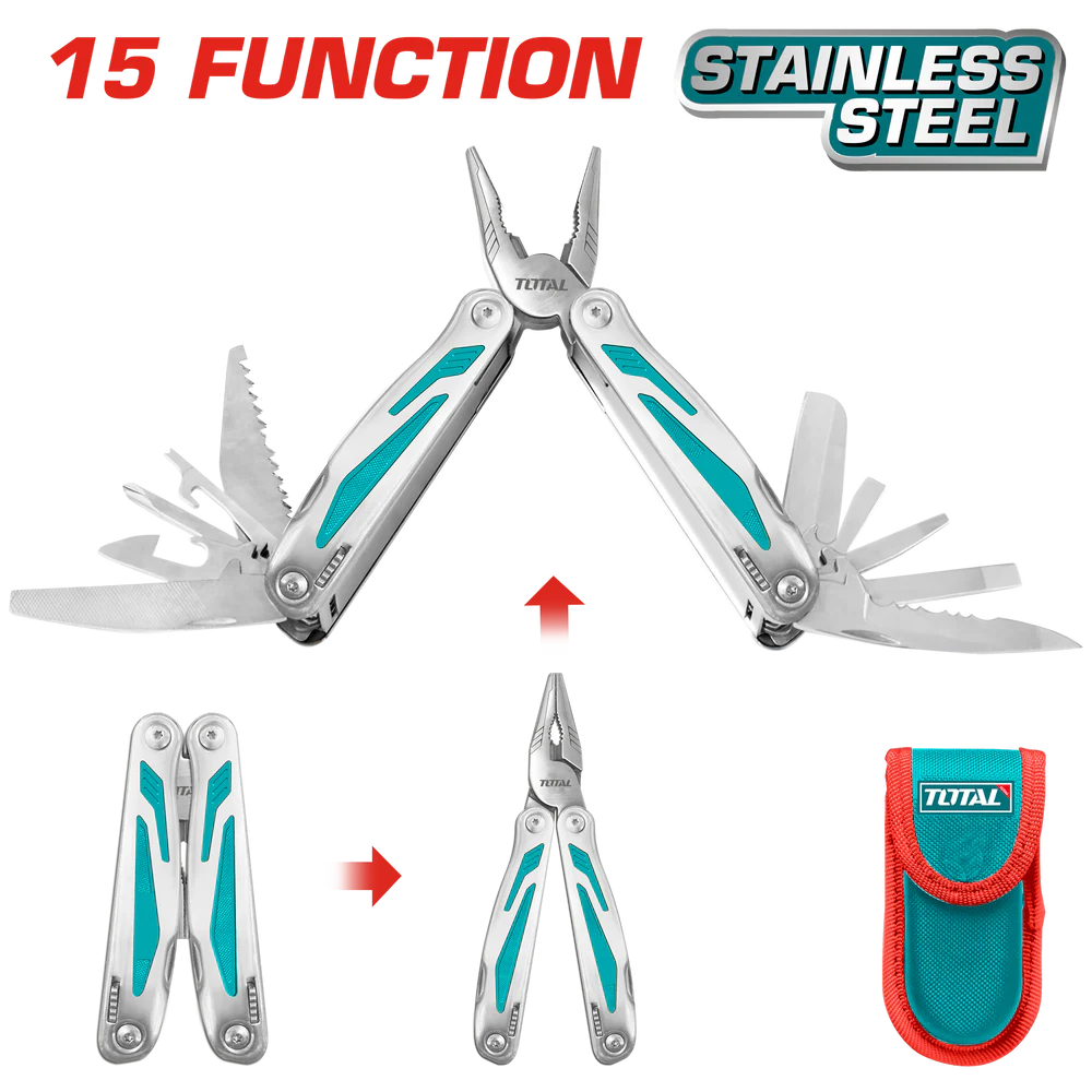 توتال تولز بنسة متعددة الاستخدامات 15*1 قابلة للطى – TFMFT01151