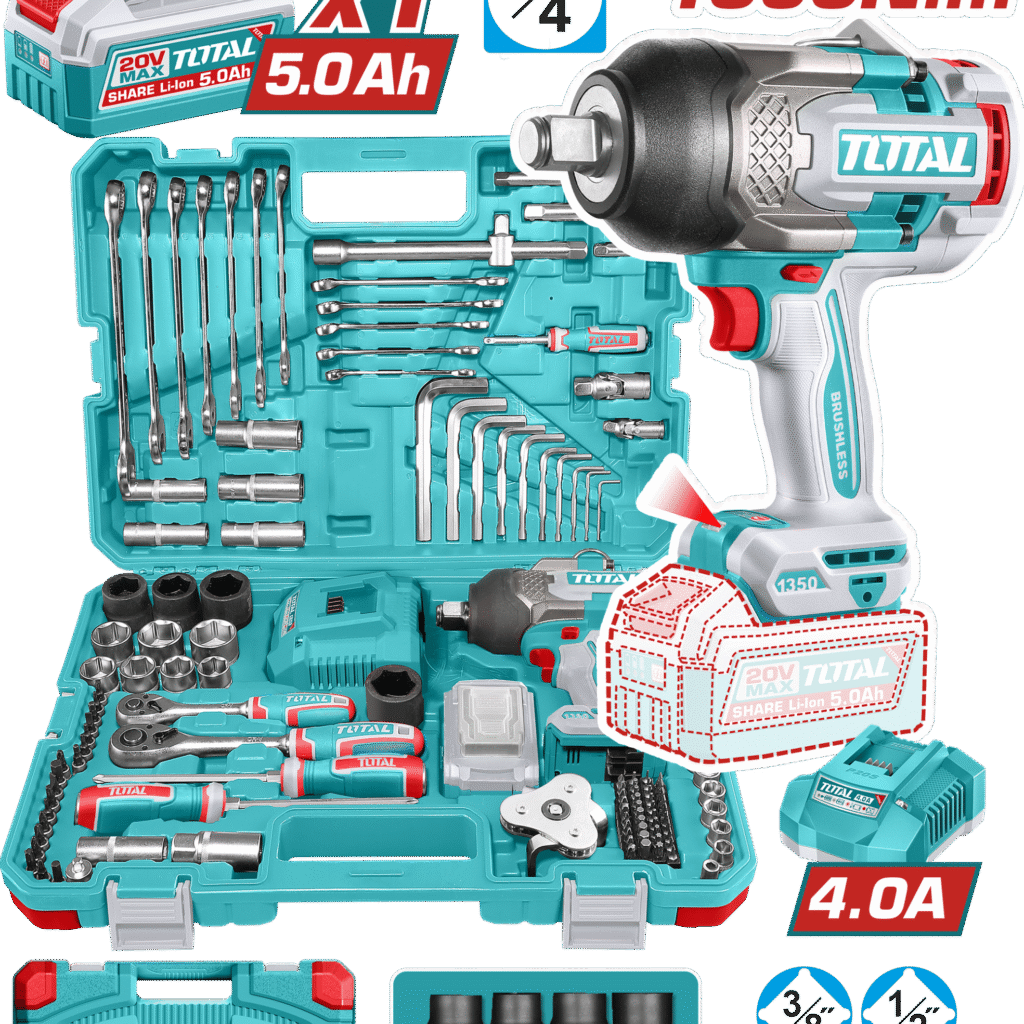 thkthp31262 طقم عده 126 قطعه بها دريل 1350 نيوتن