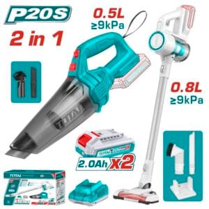 TOSLI29832 كومبو 2 مكنسه مع 2 بطاريه vacuum cleaner kit