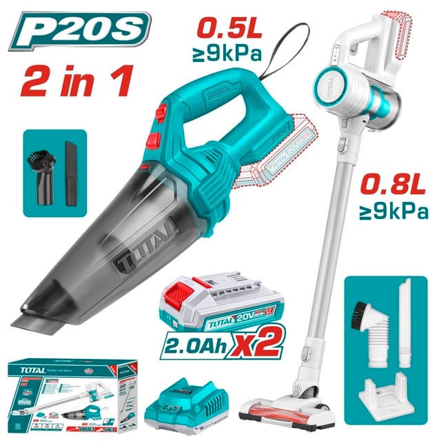 TOSLI29832 كومبو 2 مكنسه مع 2 بطاريه vacuum cleaner kit