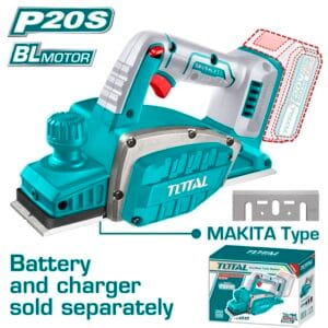 TOTAL Cordless planer (TRLI20401) فاره 20 فولت بدون البطاريه والشاحن