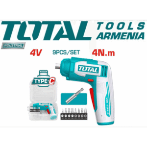 TSDLI0458 مفك 4 فولت مع لقم