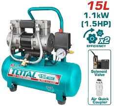 tcs1110152 كمبروسر صامت 15 لتر total
