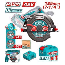 tsli4218511 منشار صينيه 42 فولت 7.25 بوصه مع بطاريه وشاحن