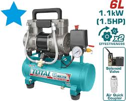 tcs1110062 AIR COMPRESSOR SILENT AND OIL FREE 6 LIT كمبروسر