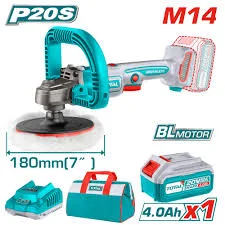 tapli20181 صاروخ تلميع 20 فولت 7 بوصه مع بطاريه وشاحن