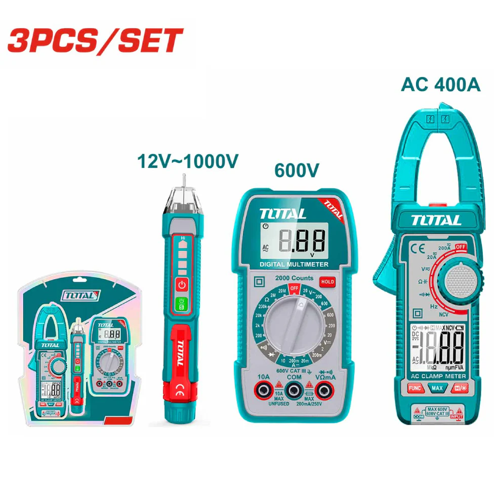 TOS23068 طقم مالتي ميتر و بنسه امبير وكاشف تيار